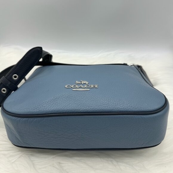 Coach Ellie File Bag Indigo Blue Like New - Picture 11 of 16